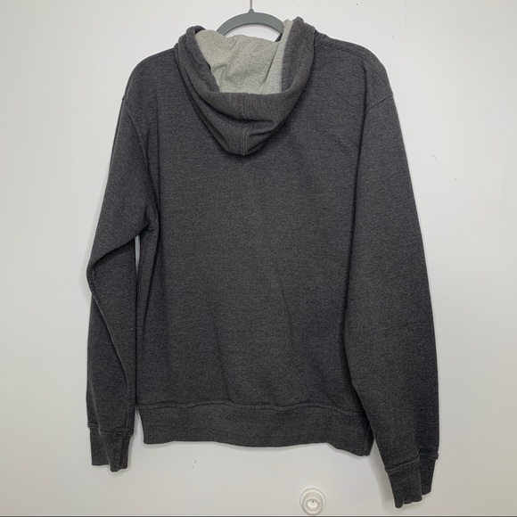 Champion Long Sleeve Dk Grey Pullover Hoodie Size Medium - Picture 3 of 8